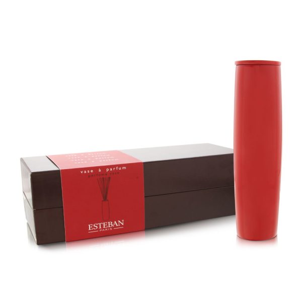 Esteban Perfume Vase - Dark Red Gloss