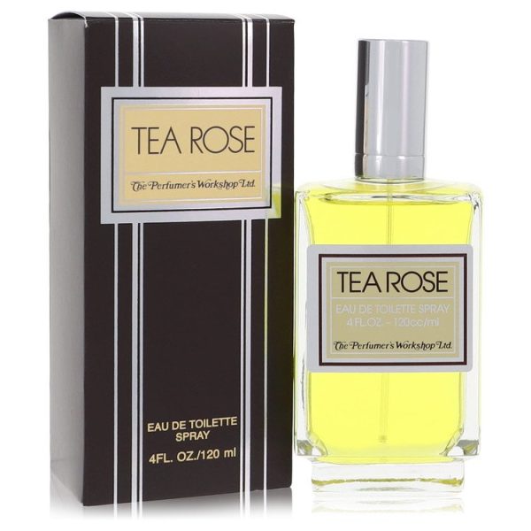 Tea Rose Perfume by Perfumers Workshop - 4 oz Eau De Toilette Spray