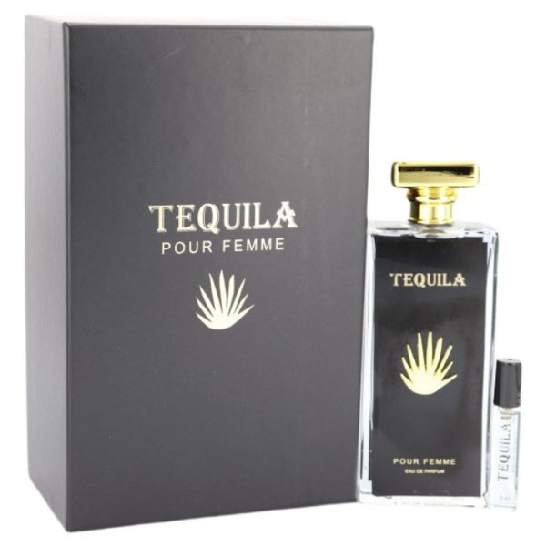 Tequila Pour Femme Noir Perfume by Tequila Perfumes - 3.3 oz Eau De Parfum Spray with Free Mini .17 oz EDP