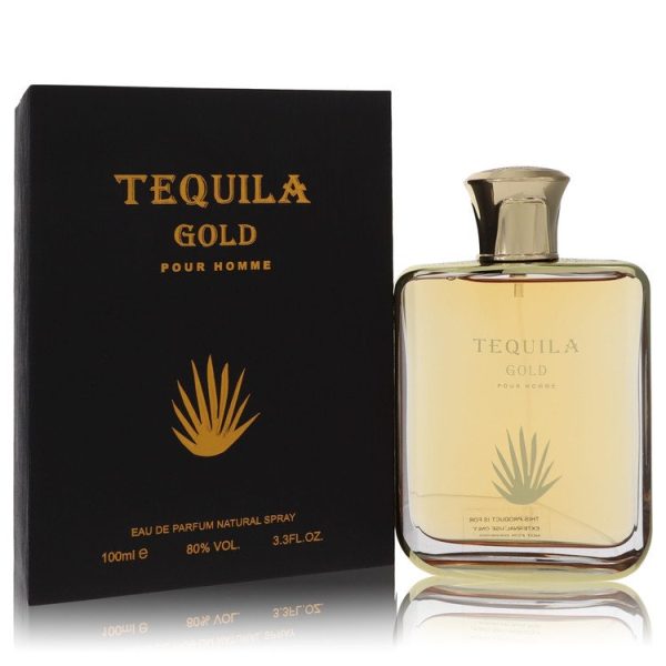 Tequila Pour Homme Gold Cologne by Tequila Perfumes - 3.3 oz Eau De Parfum Spray