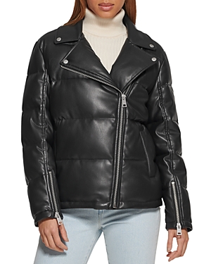 Levi's Faux Leather Puffer Moto Jacket