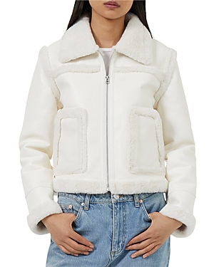 French Connection Belena Faux Shearling Jacket